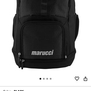 Black Marucci Baseball Bag Backpack